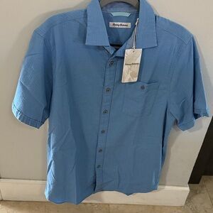 Tommy Bahama Men's Light Blue Button Down Shirt